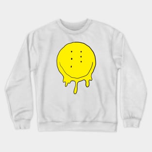 Drippy Six-Eyed Smiley Face Crewneck Sweatshirt